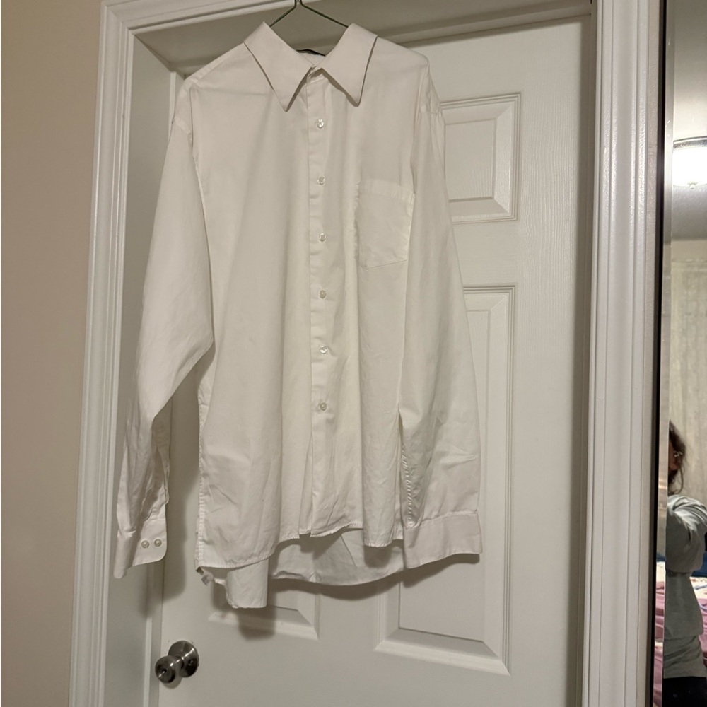 Calvin Klein Classic White Men's Dress Shirt